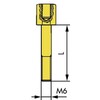 Aufbauschraube VA für Rohrschelle Standard-Baureihe